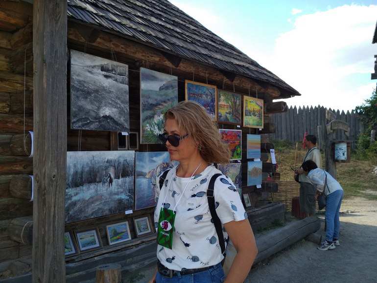 Ольга Харьякова на Хортиці фото