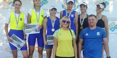 Гребцы из Запорожья на чемпионате Украины завоевали золото и серебро