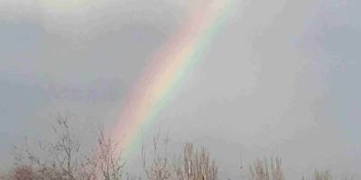 Над Запорожьем воссияла радуга