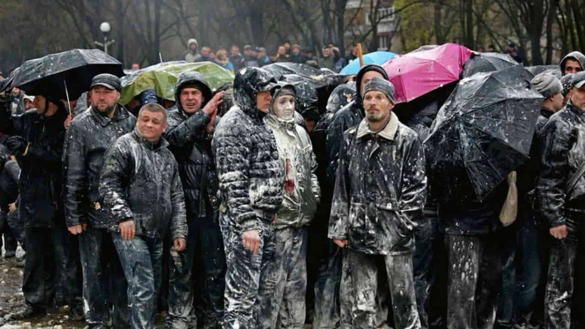 Противостояние в Запорожье: «Яичное воскресенье» 13 апреля. 2014 год (фото, видео)