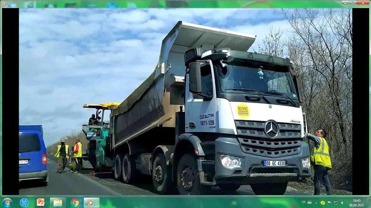 Турецкая компания Özaltin Holding продолжает ремонт участка автодороги Запорожье – Мелитополь (фото, видео)