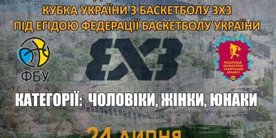 24 липня відбудеться турнір з баскетболу 3х3 БК «Запоріжжя» CUP