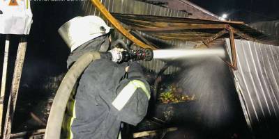 Рятувальники ліквідували пожежу на території Критого ринку