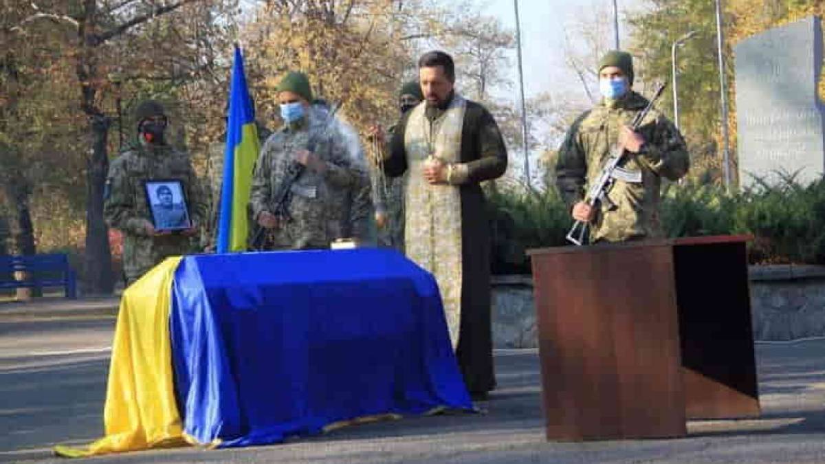 Запоріжжя попрощалося з загиблим воїном Віктором Рачугіним