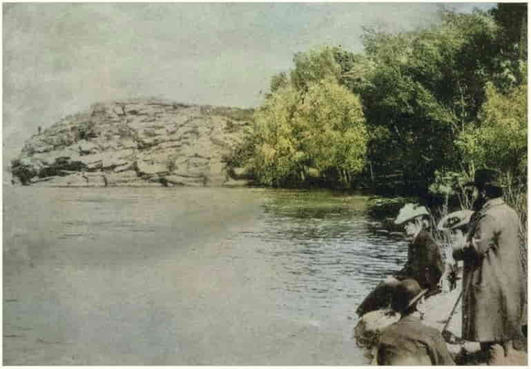 Запорожье на старых открытках: остров Хортица, 1904 год