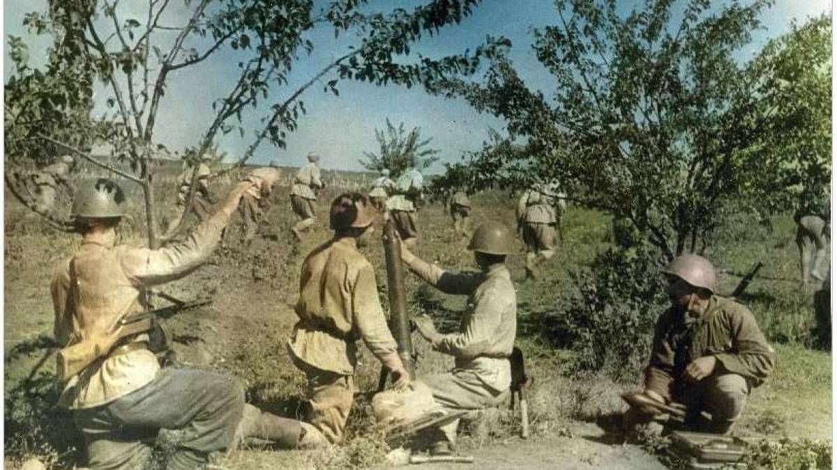Запорожский край на старых фото: бои за Мелитополь, октябрь 1943 года