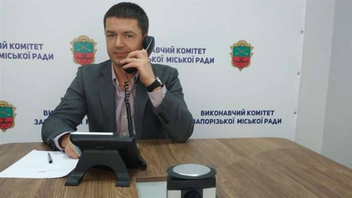 В Запорожье состоялась «прямая линия» с заместителем городского головы