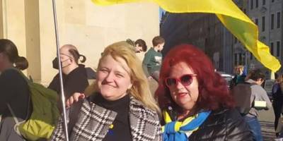 Запорізька журналістка в Дрездені підтримує українців