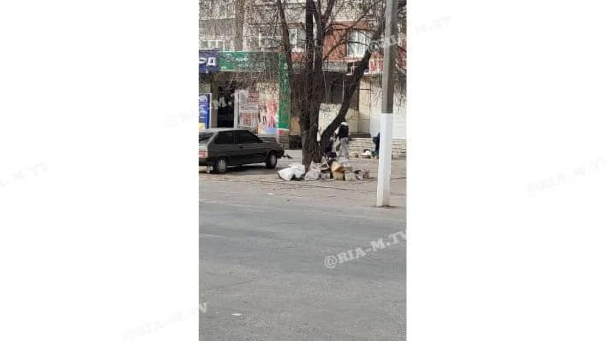 Мелитополь под оккупацией превратился в помойку