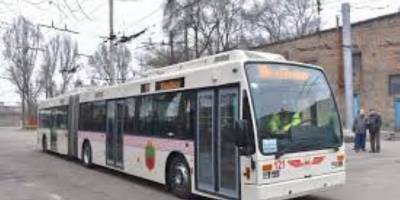 Робота громадського транспорту у Запоріжжі 7 квітня