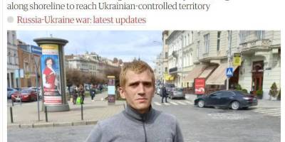 Парень выбрался из окруженного Мариуполя морем вплавь