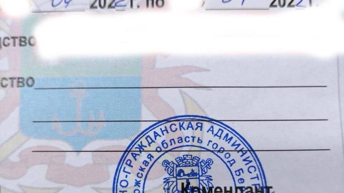 У Бердянську загарбники вводять спецперепустки для проїзду блокпостів