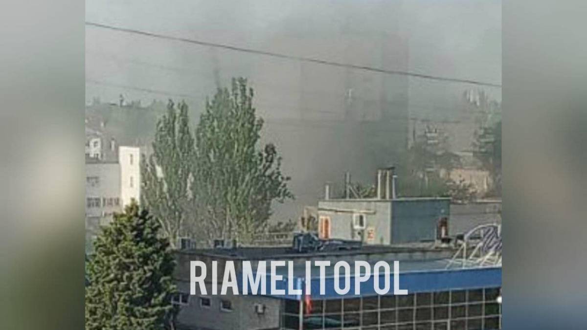 Утром в Мелитополе прогремел мощный взрыв