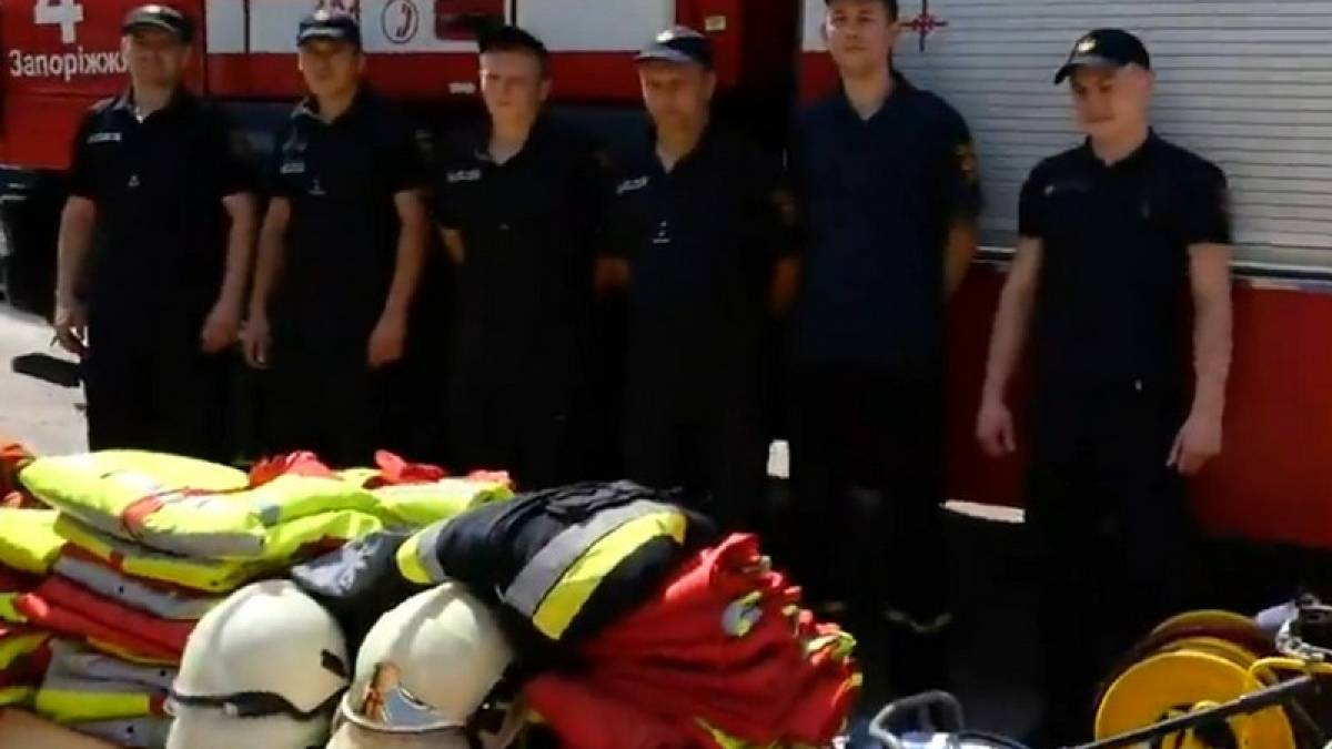 Запорізькі рятувальники отримали благодійну допомогу зі Швейцарії