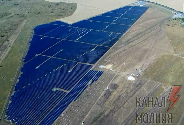 В Запорожской области россияне демонтировали и вывезли крупнейшую в Украине солнечную электростанцию