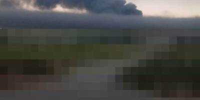В Мелитополе горит аэропорт, на котором находится база российских военных, – местные СМИ