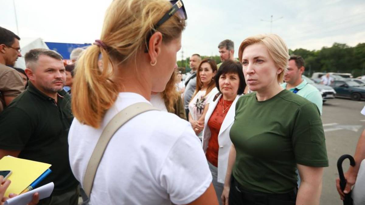 До Запоріжжя завітала міністерка з питань реінтеграції тимчасово окупованих територій Ірина Верещук