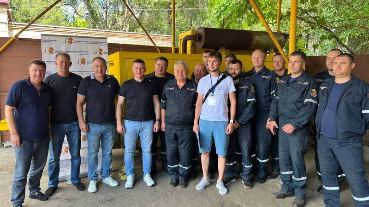 Запорізькій аварійно-рятувальній службі «Кобра» передали генератори