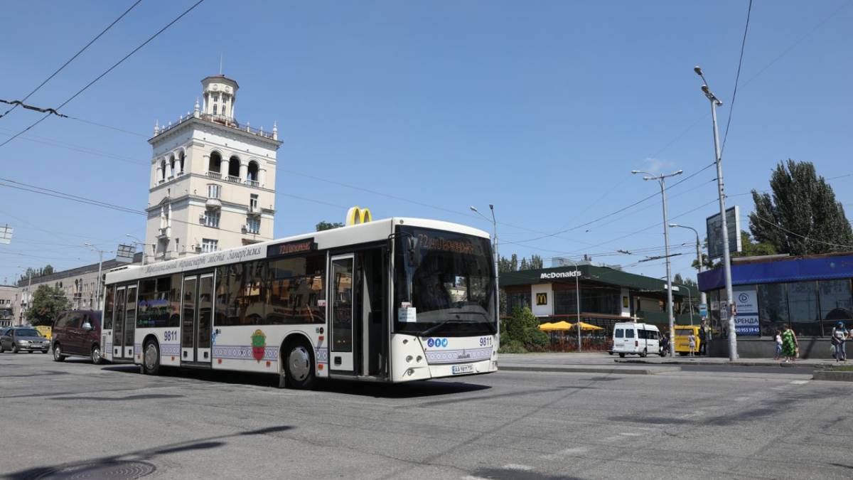 У Запоріжжі з 15 серпня знову запрацює автобусний маршрут №72