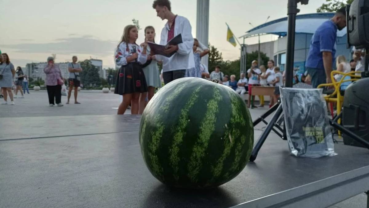 Кавун, вивезений з-під окупації, продали за дві тисячі гривень