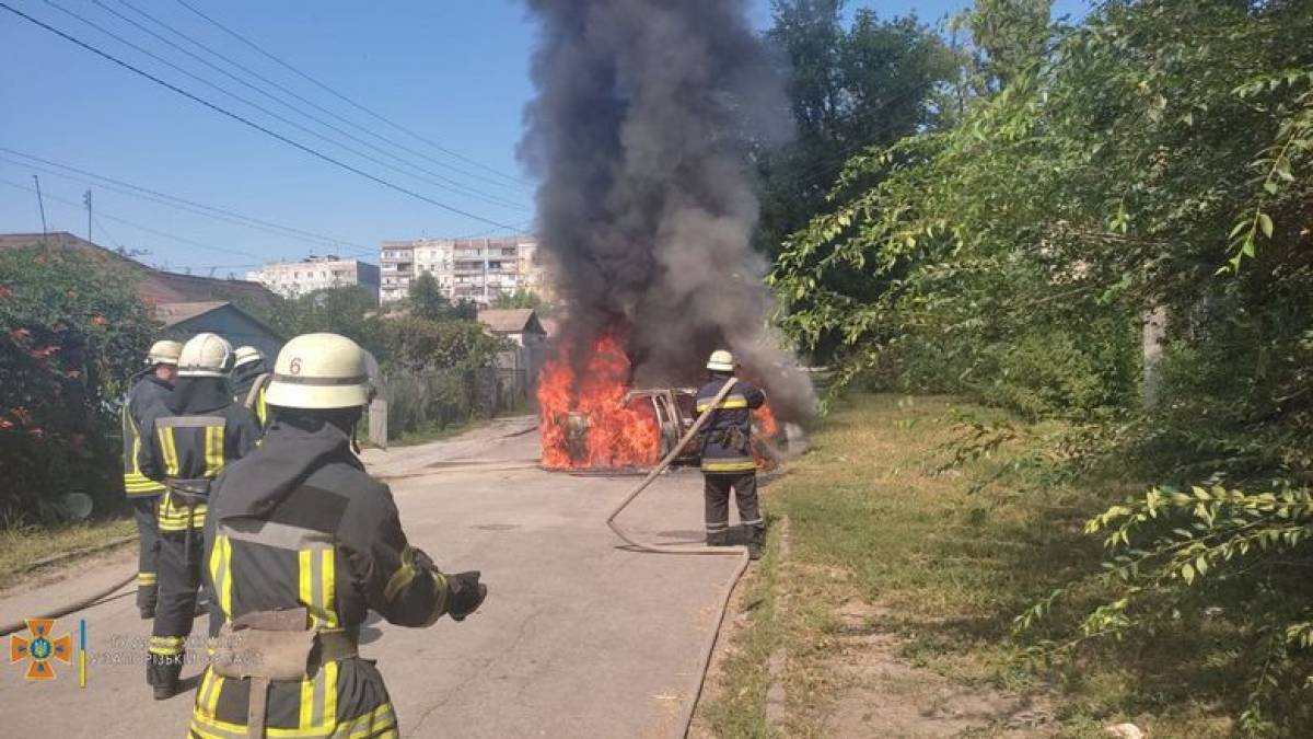 Рятувальники Запорізької області ліквідували 9 пожеж на відкритих територіях