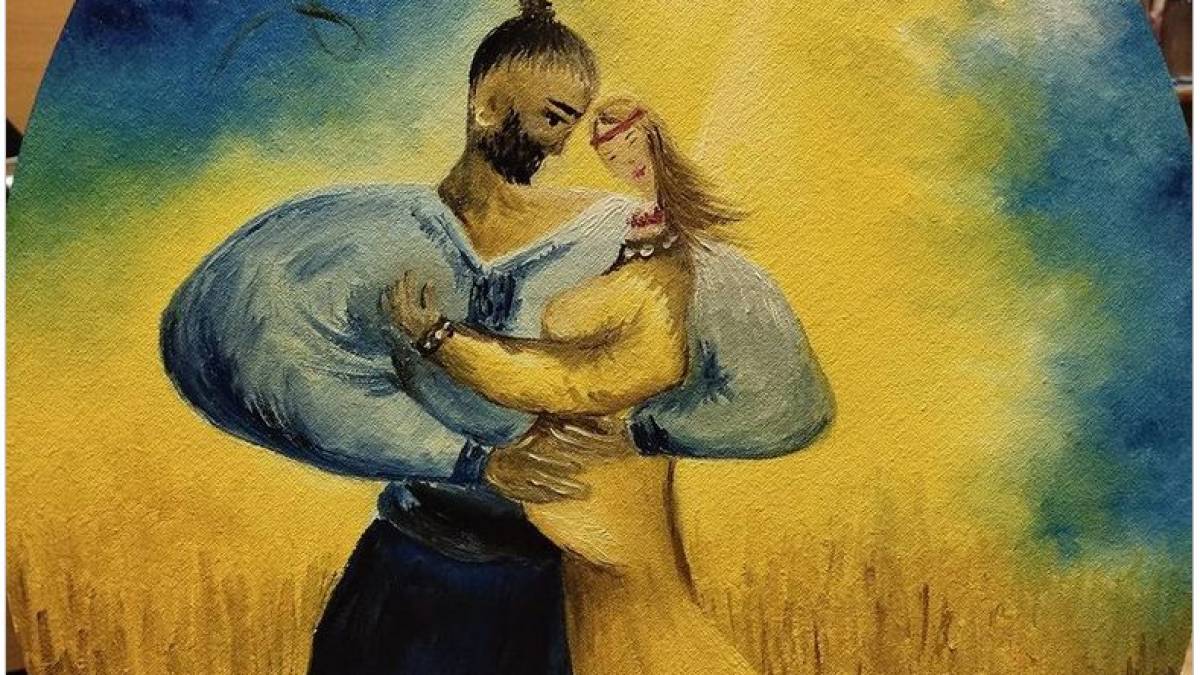 У Запоріжжі юний художник Космо Макс створив чергову патріотичну картину