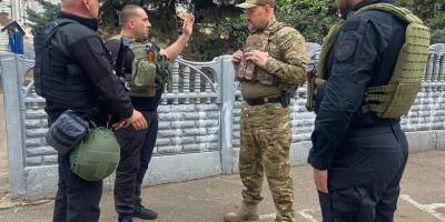 Керівник поліції Запоріжжя проінспектував роботу поліцейських на лінії вогню (фото)