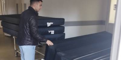 Медичні матраци прилетіли до Запоріжжя з Америки