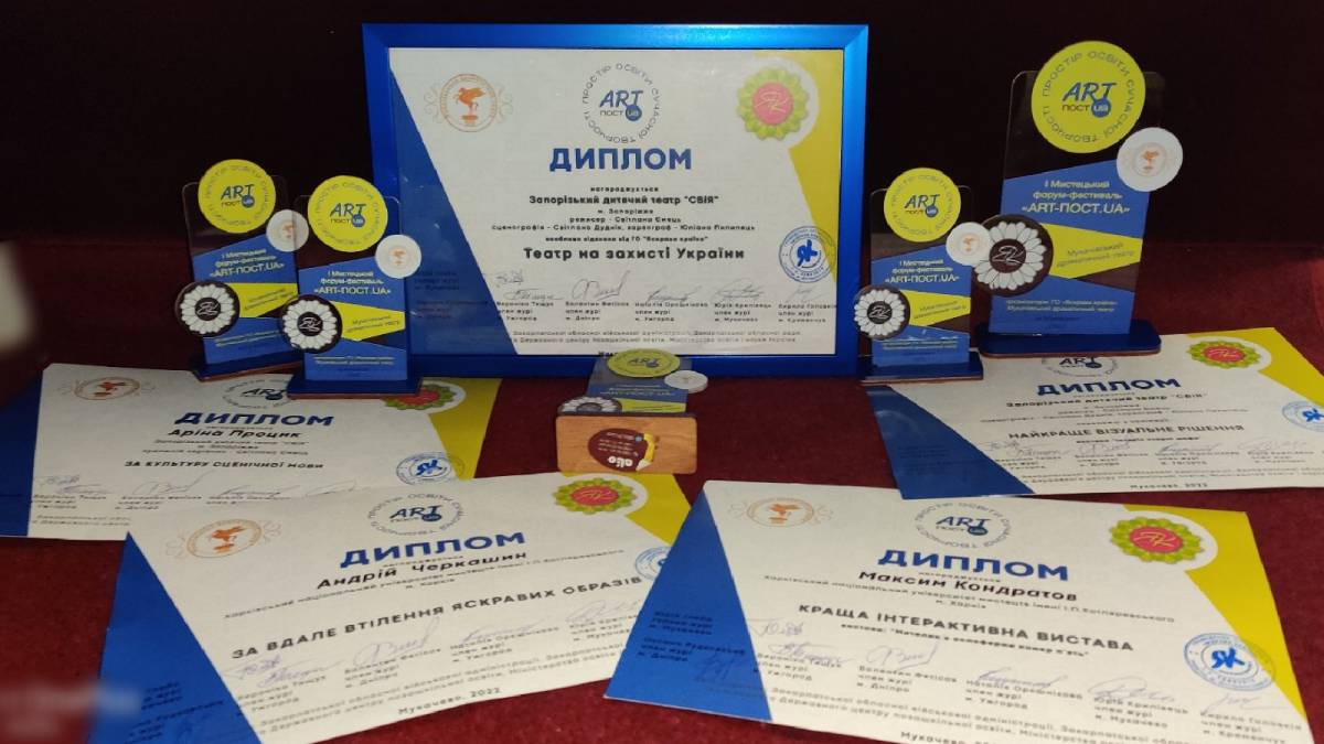 У Мукачеві відбувся театральний фестиваль. Запоріжці – серед переможців