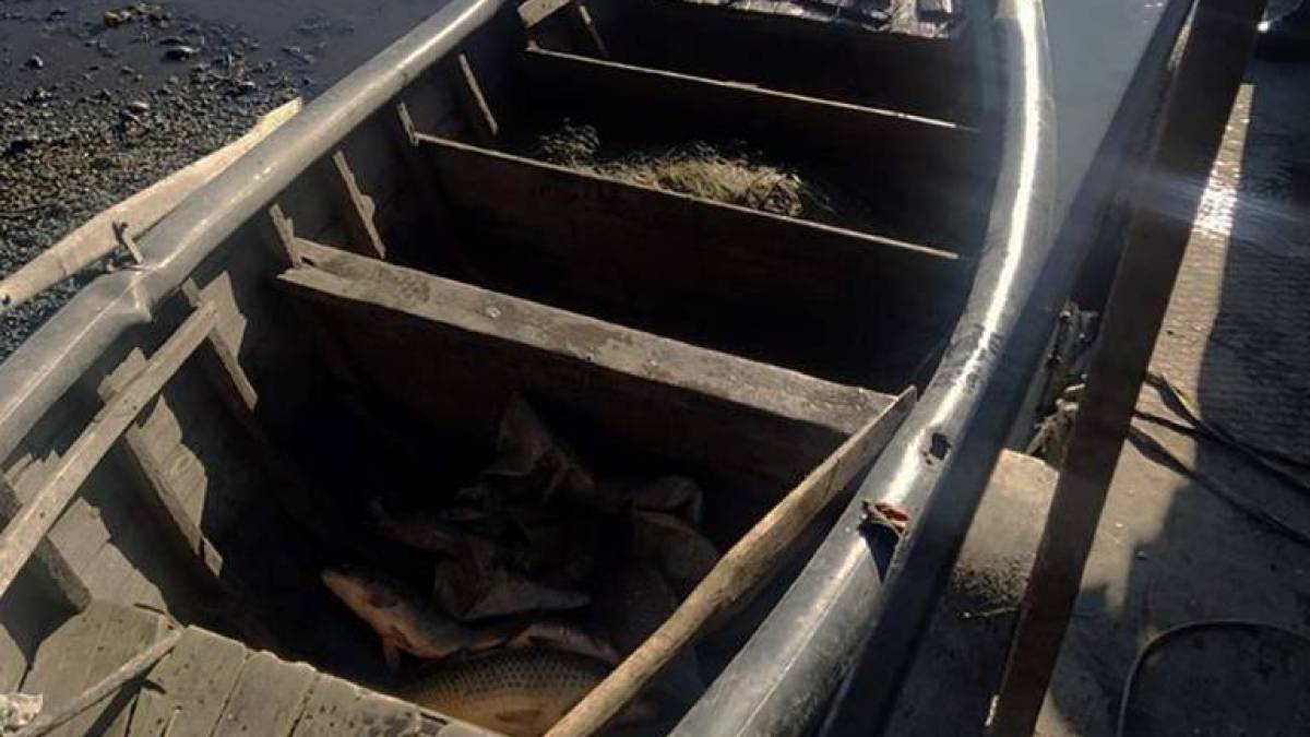 У Запоріжжі водні поліцейські викрили двох браконьєрів