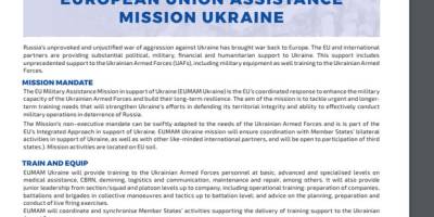 ЄС започатковує Місію з військової допомоги Україні