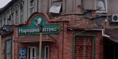 Наслідки обстрілу росіянами середмістя Гуляйполя