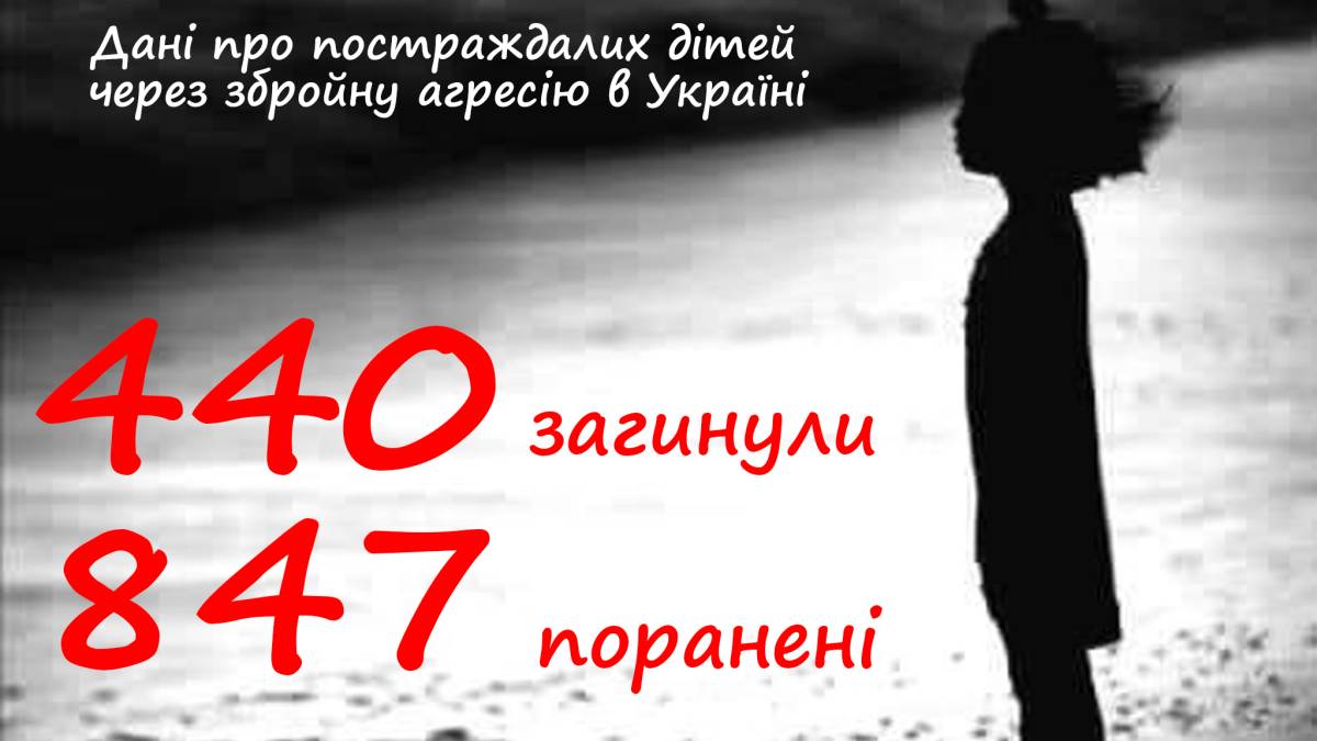 рашисти вбили 440 українських дітей.