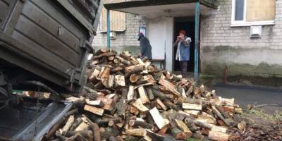 Приображенська громада отримала дрова придбані за субвенцію