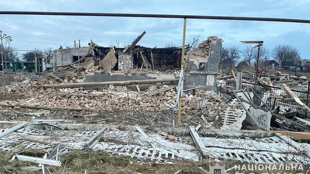 Знищені будинки на Вільнянщині: поліція фіксує наслідки воєнних злочинів