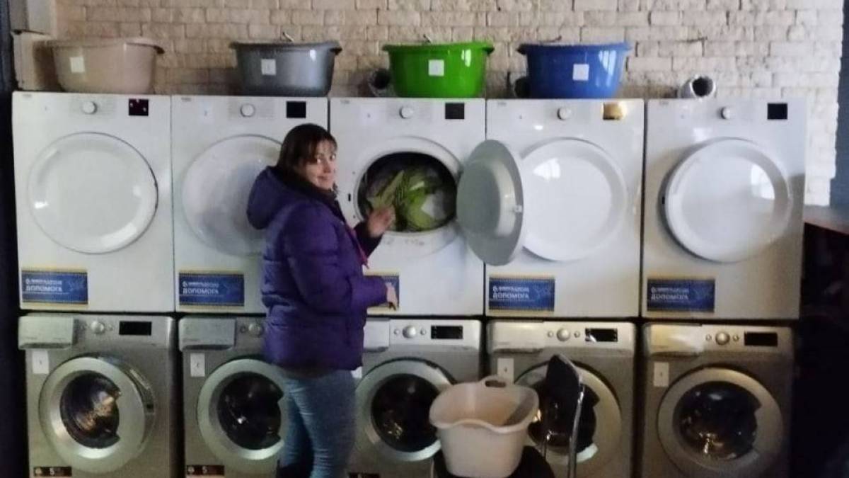 У  Запоріжжі відкрили соціальну пральню