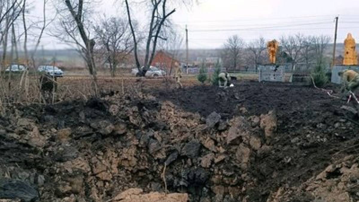 Наслідки ворожого обстрілу у м. Оріхів