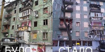 Триває ліквідація наслідків ракетного удару по центру Запоріжжя, фото