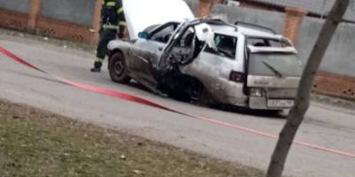 У тимчасово окупованому Бердянську підірвали автівку екс-депутата міської ради від ОПЗЖ Валентини Мамай