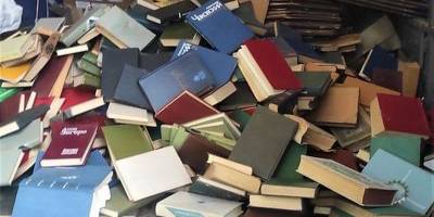 На комбінаті «Запоріжсталь» збирають на макулатуру книги російських авторів