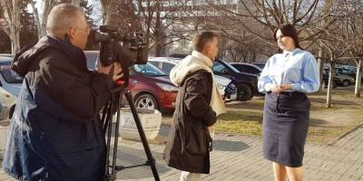 Голова Запорізької обларади поспілкувалася з кореспондентами португальського телеканалу
