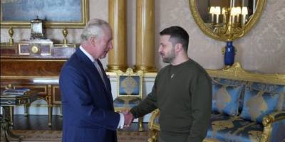 Зеленський зустрівся із королем Британії Чарльзом III і летить на зустріч із Макроном та Шольцем
