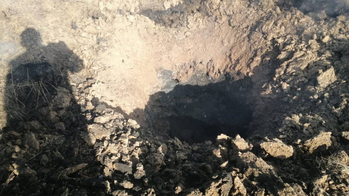 Звук взрыва, который 9 февраля слышало Запорожье, это обстрел Матвеевской громады, фото