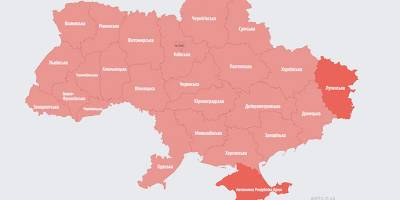 По всій Україні майже 2 години тривала повітряна тривога