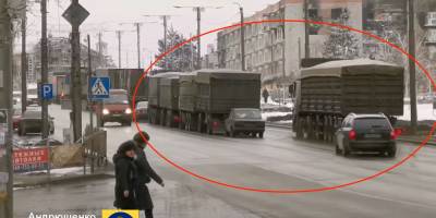 Фотофакт: из Запорожской области оккупанты фурами вывозят краденое зерно