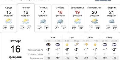 Погода в Запорожье 16 февраля: прогноз синоптиков