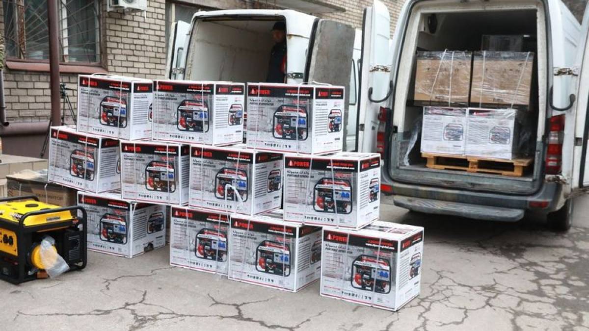 У Запорізькій області в рамках благодійної допомоги громади отримали 69 генераторів