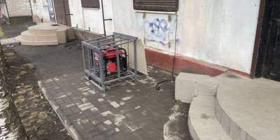 У Запоріжжі біля п’ятиповерхівки горів бензогенератор