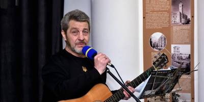 У Запоріжжі гвардійці зустрілися з поетом і композитором Юрієм Шкітуном