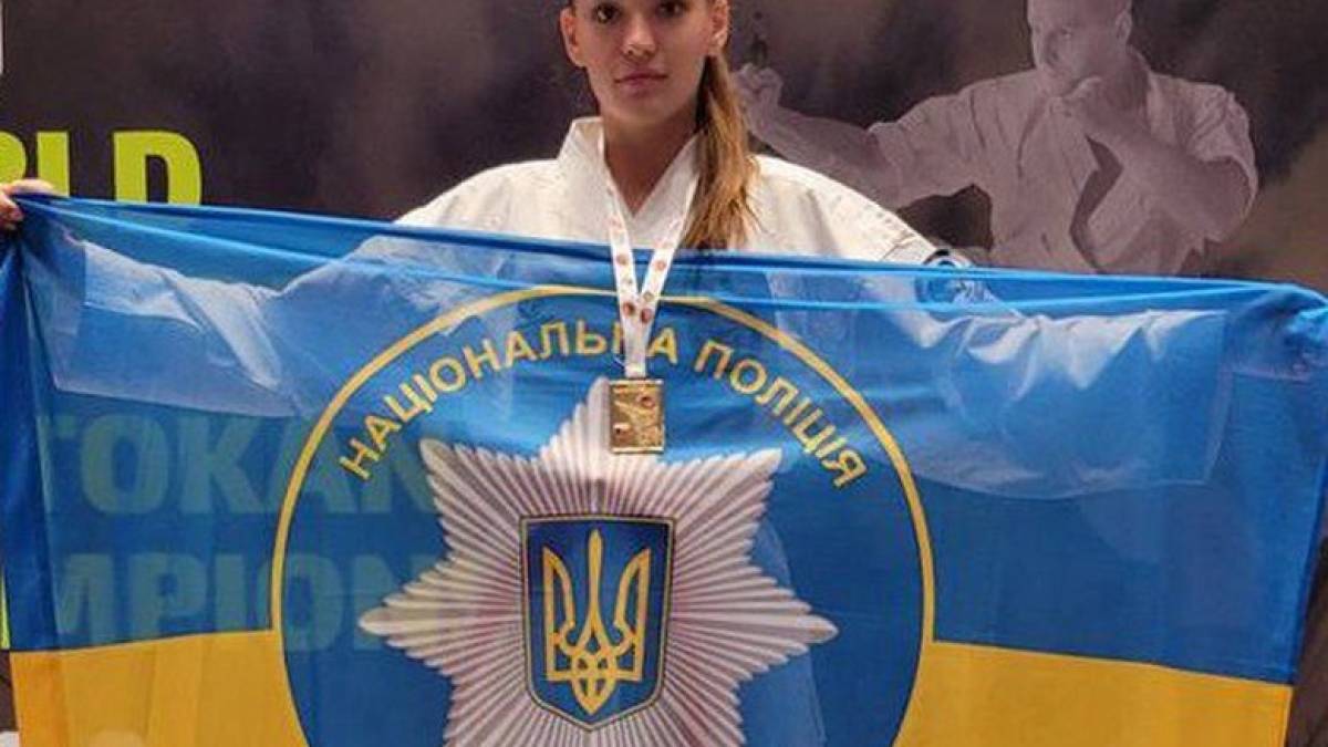 Запорізька поліцейська Софія Євтушенко зайняла ІІ місце в Кубку Киева з карате-шотокан